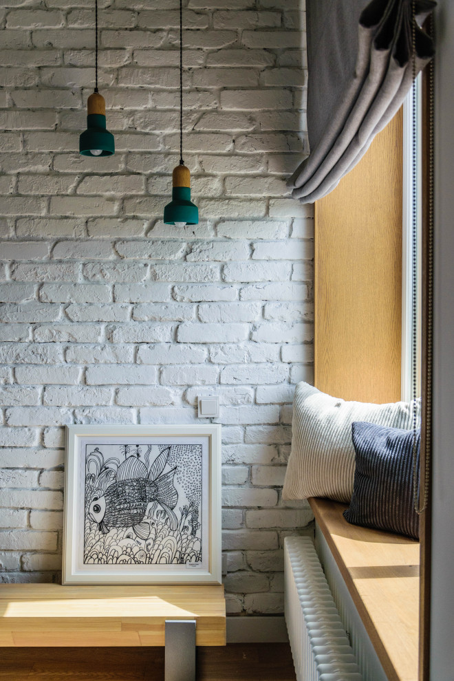 Пыльно-зеленая кухня