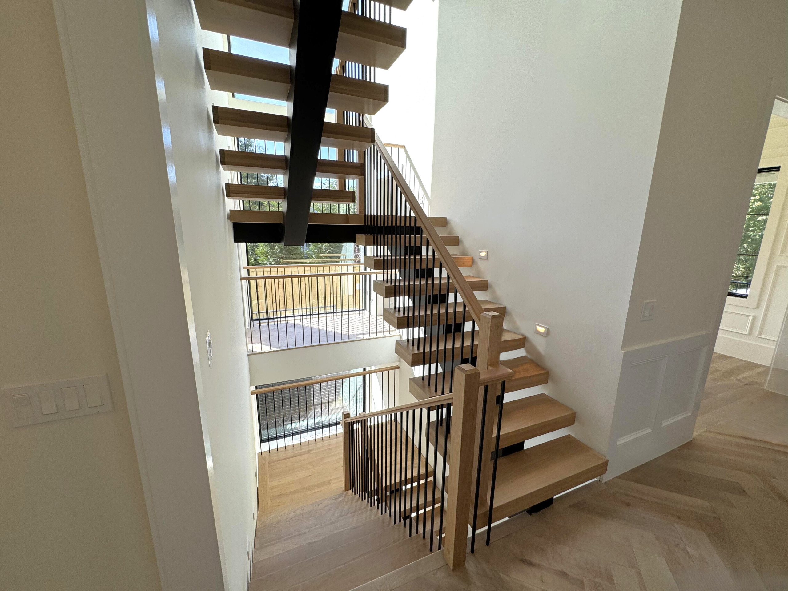 139_Four-Story Modern Staircase, Arlington, VA 22207
