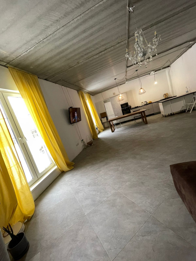 Преображение пространства кухни-гостиной в стиле Лофт