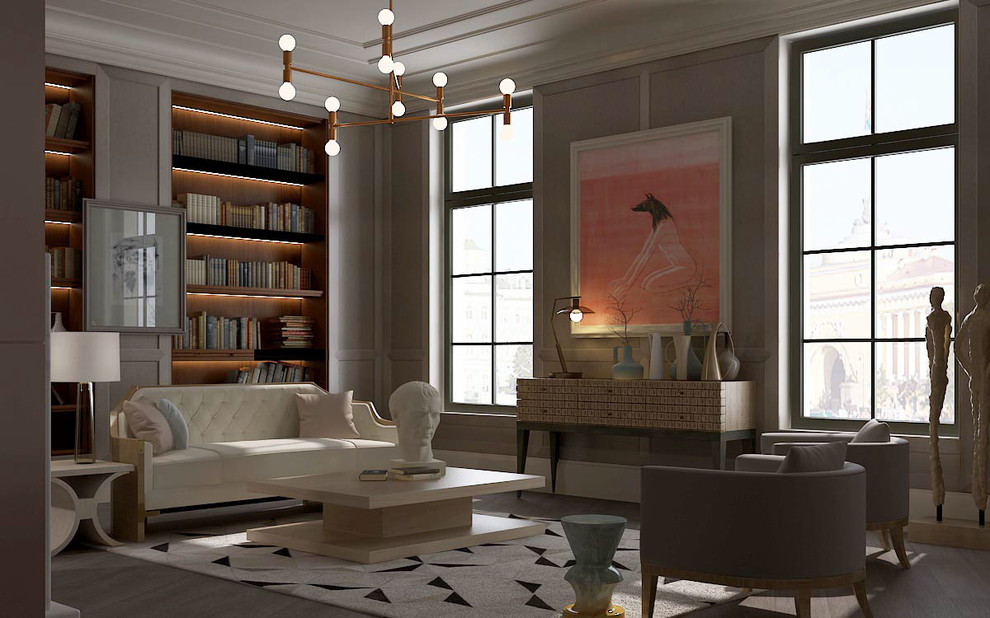 Дизайн интерьера квартиры на Невском проспекте