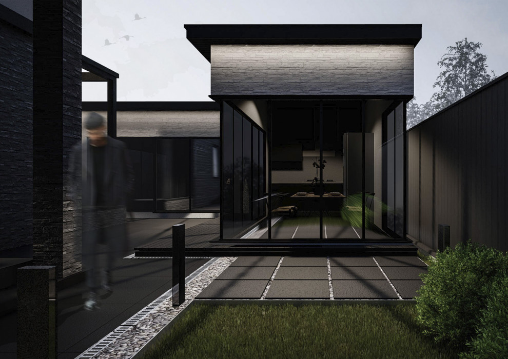 БЛАГОУСТРОЙСТВО УЧАСТКА И РЕКОНСТРУКЦИЯ ФАСАДА ЖИЛОГО ДОМА