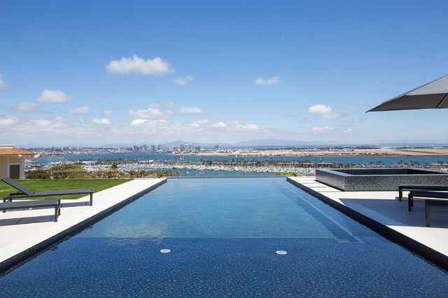 Point Loma Shoot for Architect Jasper Pedersen modern-pool