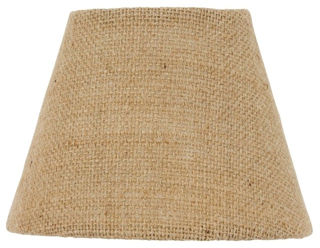 Natural Beige Burlap 16 Tapered Drum Lampshade Replacement