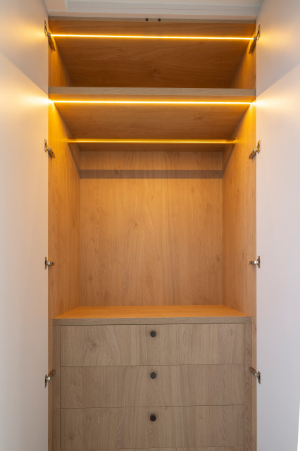 Project Walton: Master Dessing contemporary-wardrobe