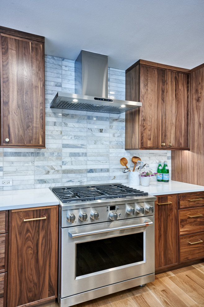 Transitional kitchen photo in Denver