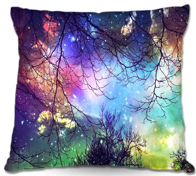 Look to the Stars Throw Pillow, 16"x16"