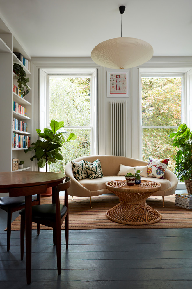 Photo of a small eclectic living room in London.