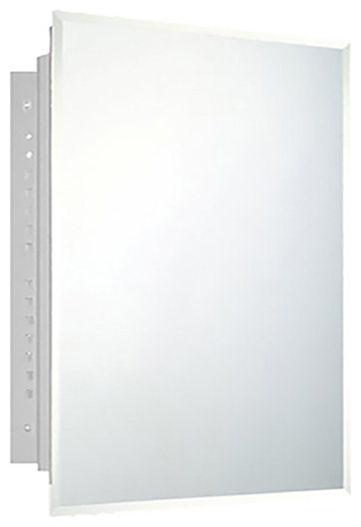 Deluxe Series Medicine Cabinet, 18"x24", Beveled Edge, Recessed