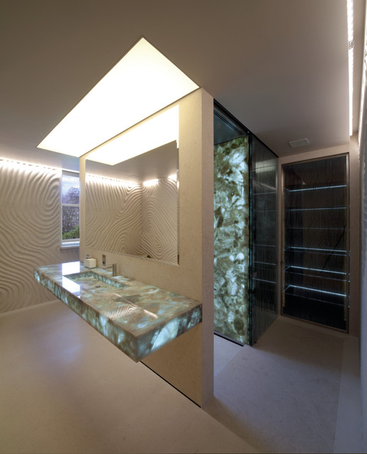 Cornwall Terrace modern-badezimmer