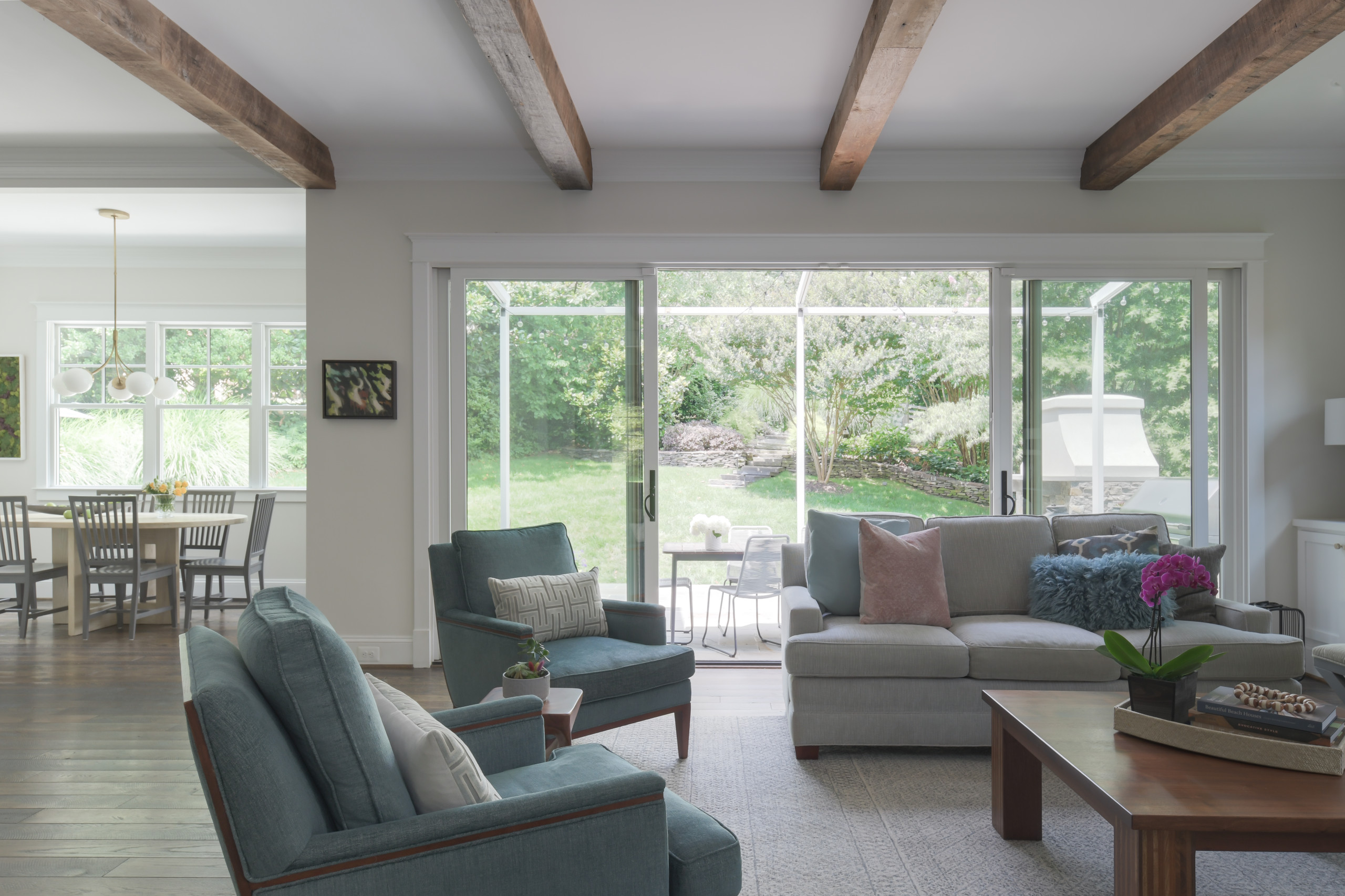 Clean and Bright Family Room