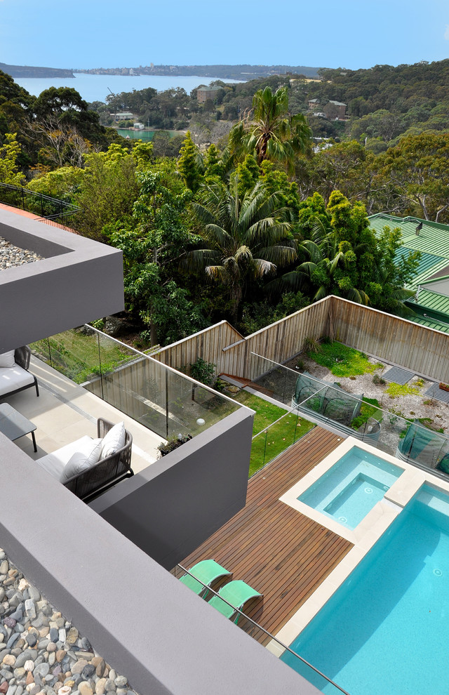 Inspiration for a contemporary exterior in Sydney.