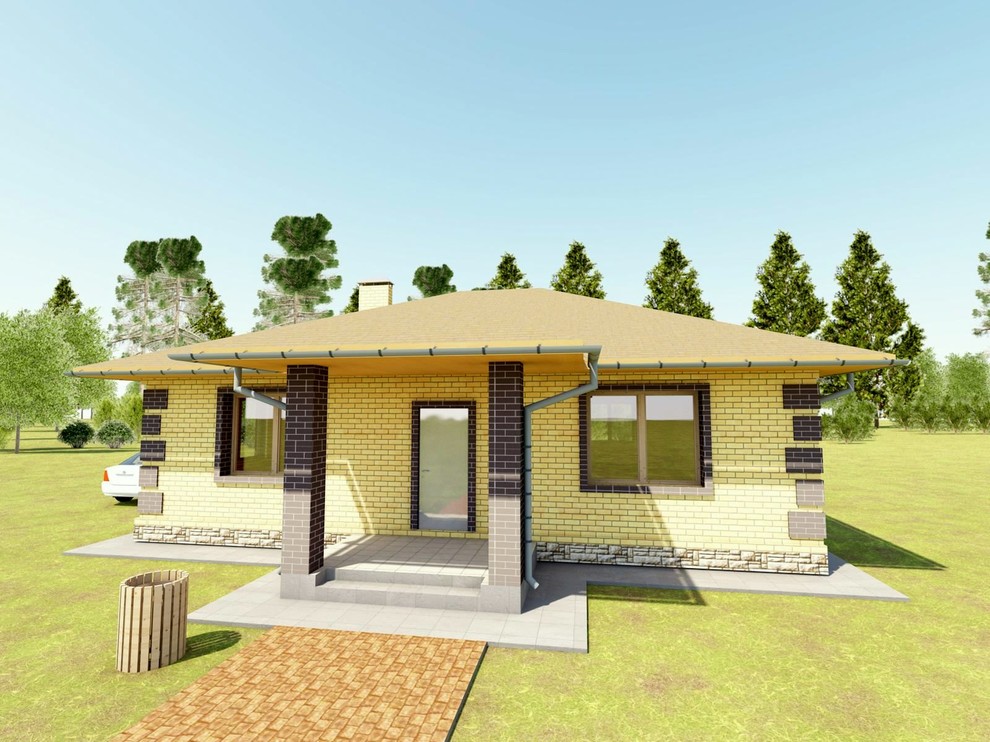 дом 1-этажный кирпичный