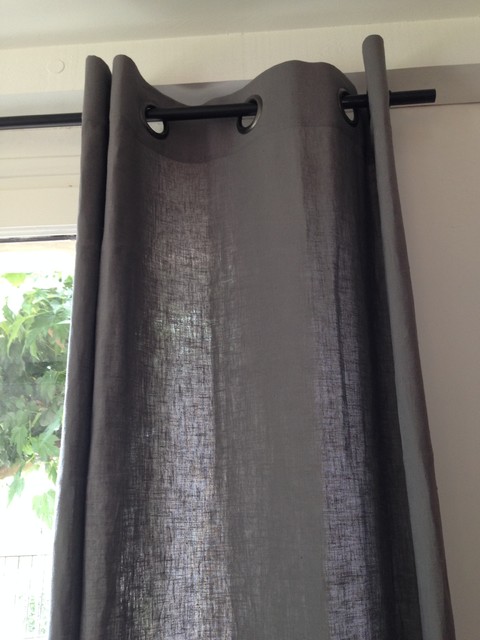 RIDEAUX EN LIN GRIS SCHISTE - Classique Chic - Salon - Autres ... RIDEAUX EN LIN GRIS SCHISTE - Classique Chic - Salon - Autres ...