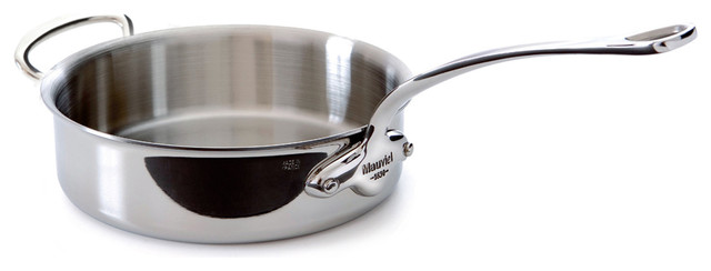 Mauviel M'cook 3.4 qt. Stainless Steel Saute Pan With Helper Handle