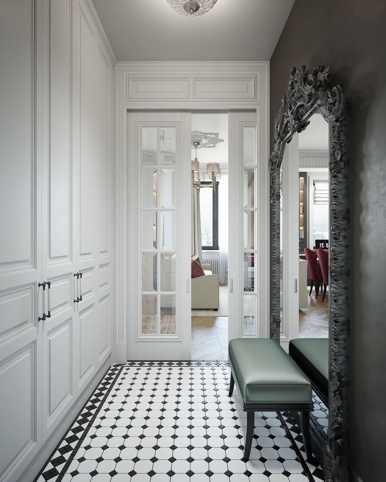 Современная классика, квартира 78м2