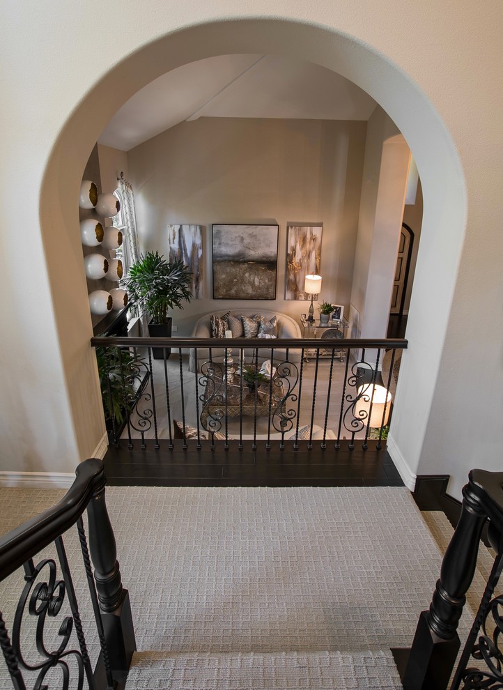 Transitional home design photo in Orange County