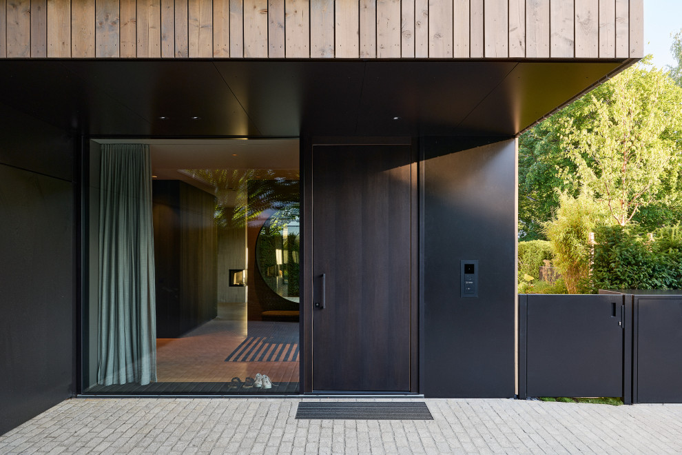 Moderner Eingang in München