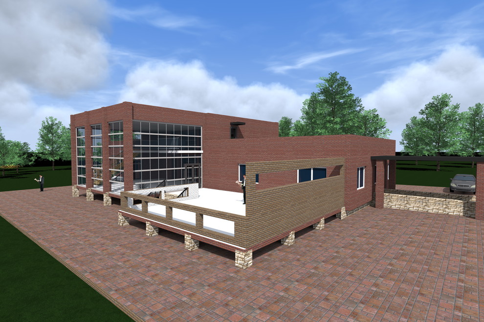 Проект дома на берегу реки