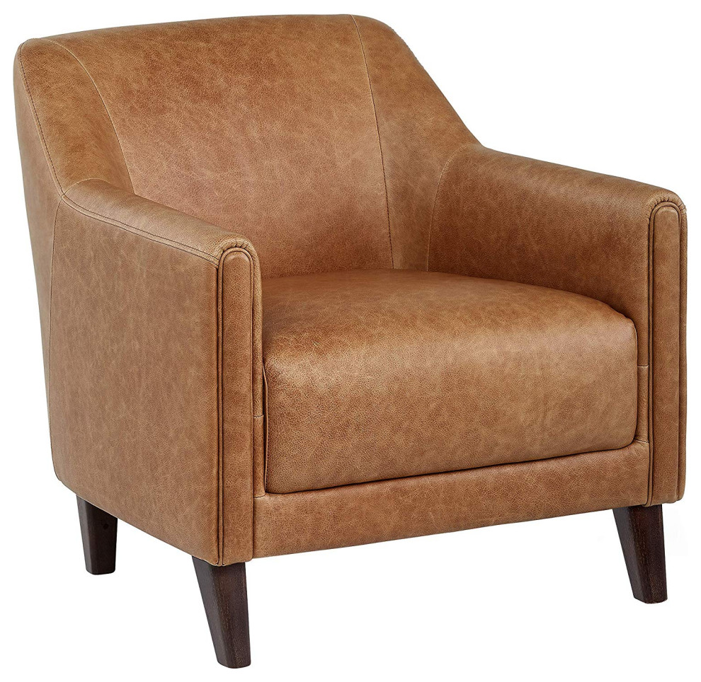 Vintage Accent Chair, Padded Cushions to Provide Ultra Comfort Midcentury Armchairs And