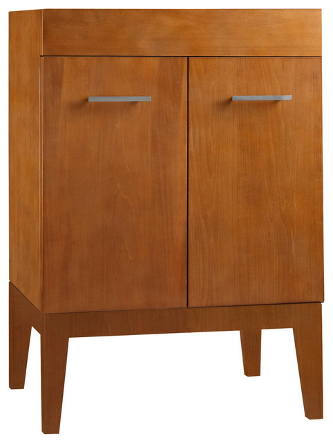 Ronbow 23" Venus Solid Wood Vanity Base Cabinet, Cinnamon