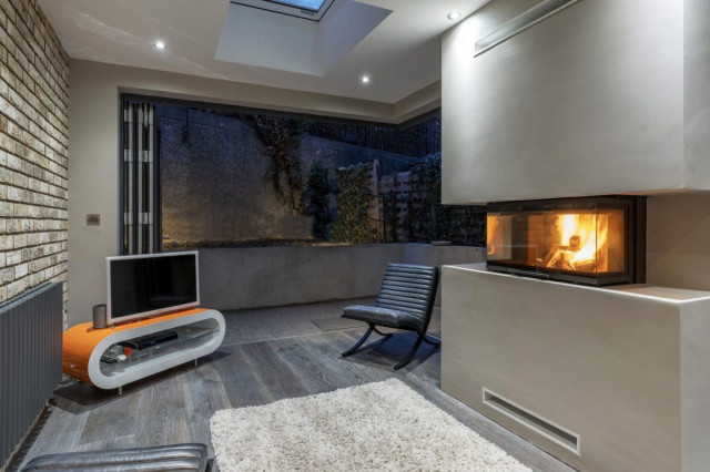 House Extension _ Casa Johan Khan trendy-dagligstue