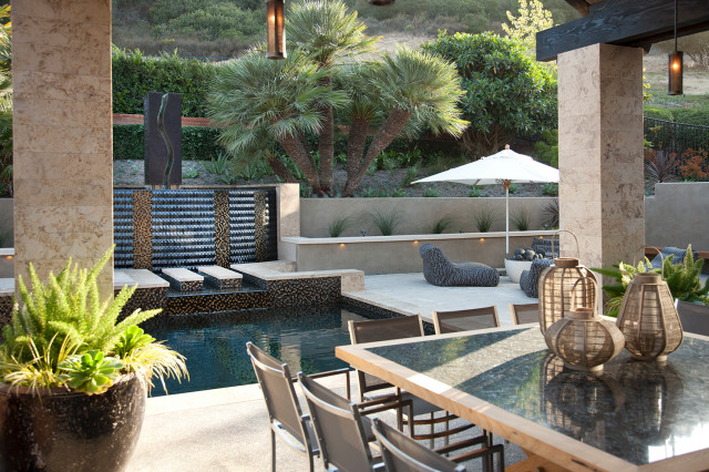 Outdoor Oasis contemporary-swimming-pool