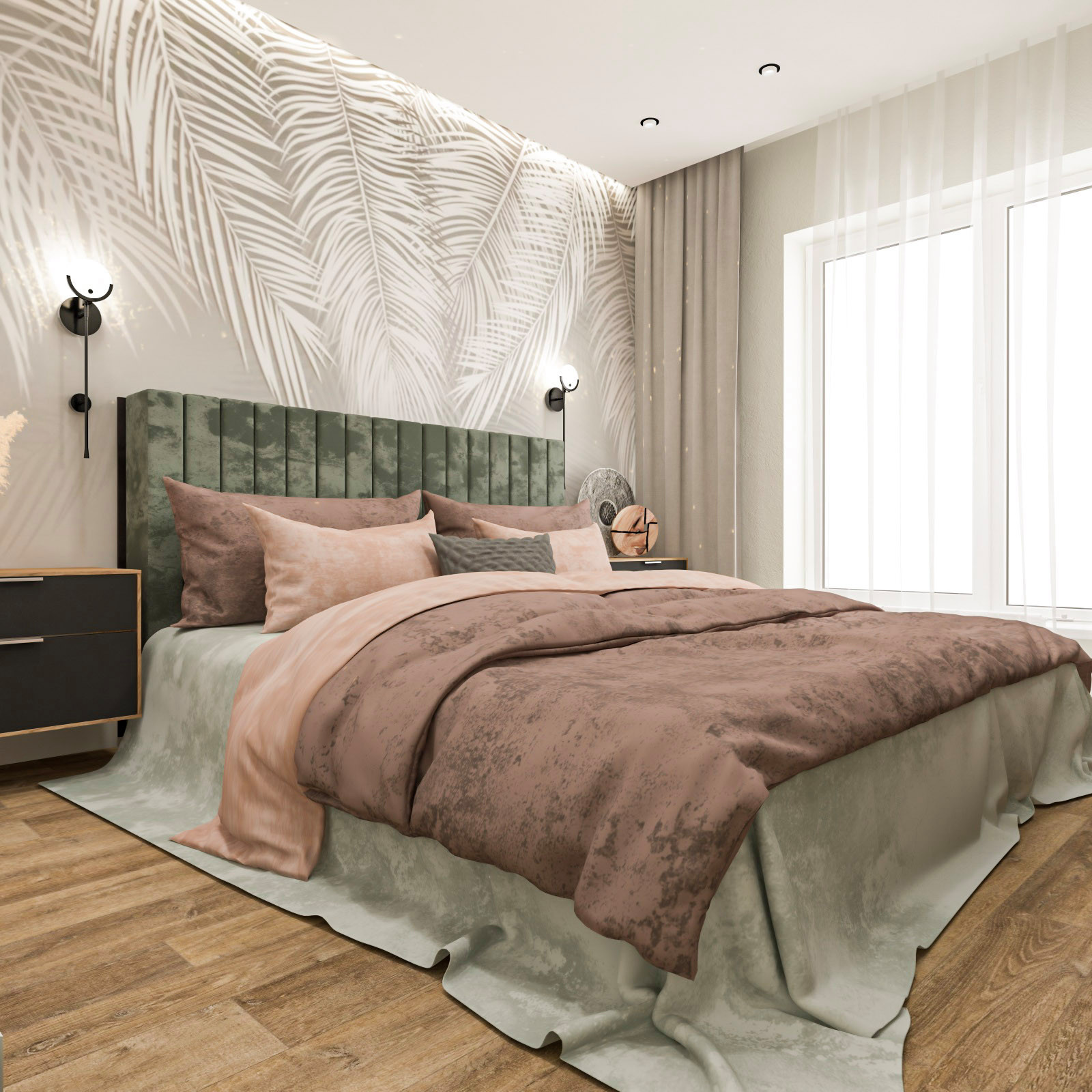 Дизайн-проект квартиры. 2022. Площадь 77,8 м.кв.