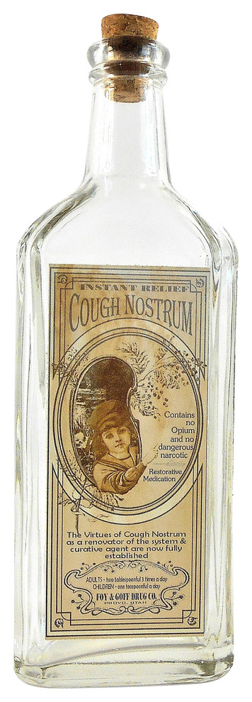 Vintage Style Remedy Bottle – Cough Nostrum