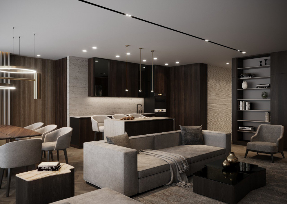 ЖК Розмарин кухня-гостиная