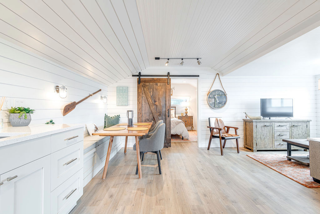 garage ADU apartment renovation and furniture gig harbor
