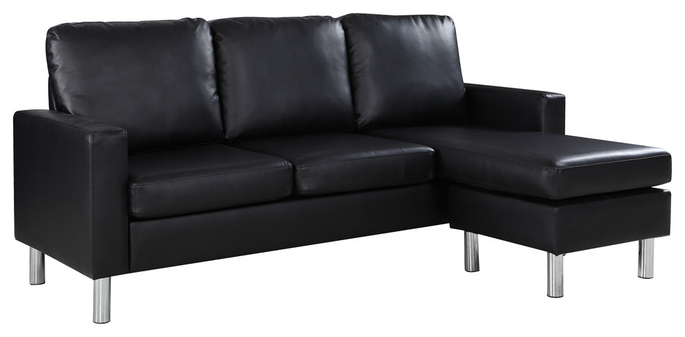 Modern Faux Leather Sectional Sofa Small Space Configurable Couch Contemporary Sofas By Sofamania Houzz - Mobilis Bonded Leather Sectional Sofa Modern Faux Leather Sectional Sofa Small Space Configurable Couch Contemporary Sofas By Sofamania Houzz - Mobilis Bonded Leather Sectional Sofa