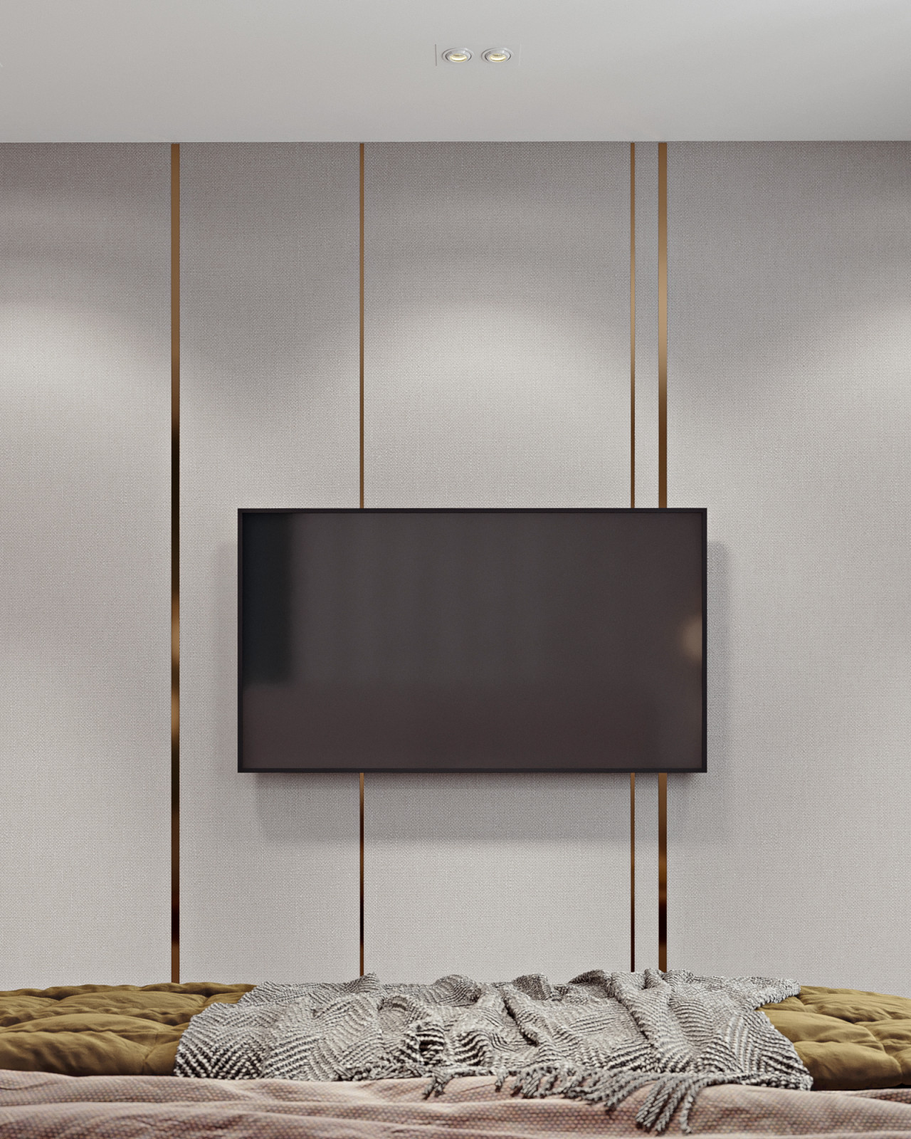 Дизайн проект спальни ЖК Лазурный г. Воронеж