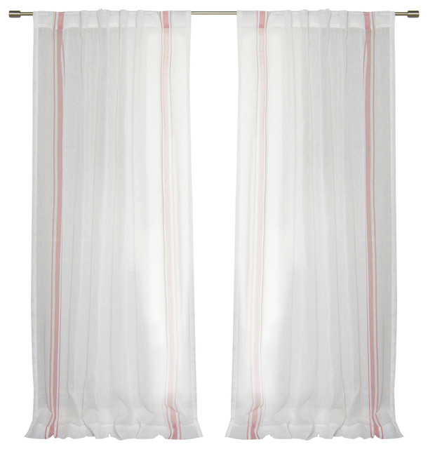 Nordic Triple Stripe Curtains Contemporary Curtains By Best