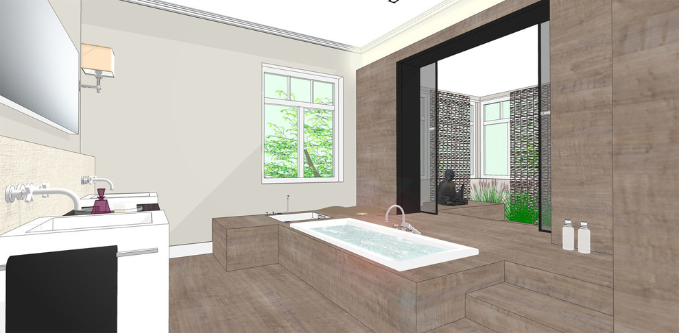 Lebensraum mit Spa in historischer Villa - Wanne