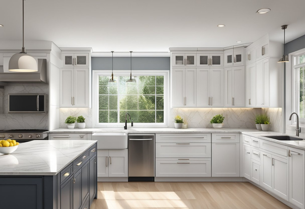 A modern looking kitchen