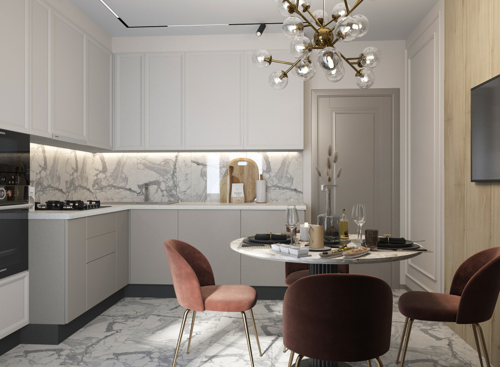 Дизайн-проект  кухни в г . Дзержинске