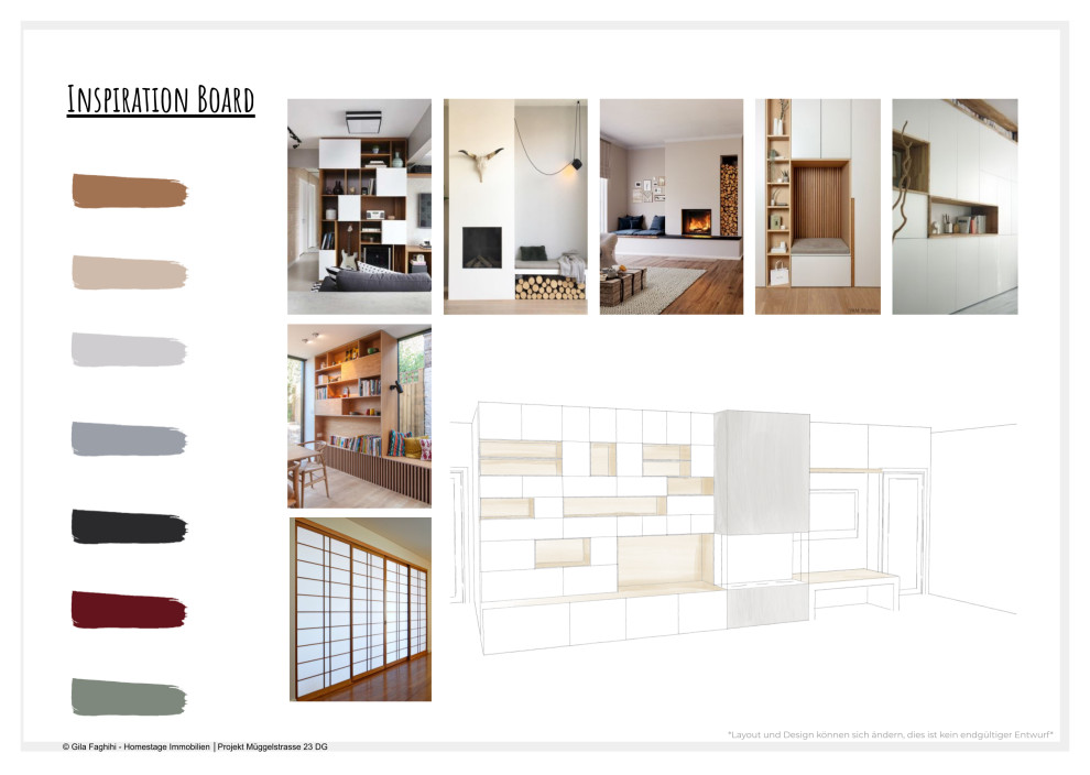 Interior Design / Product Design für eine Eigentumswohnung