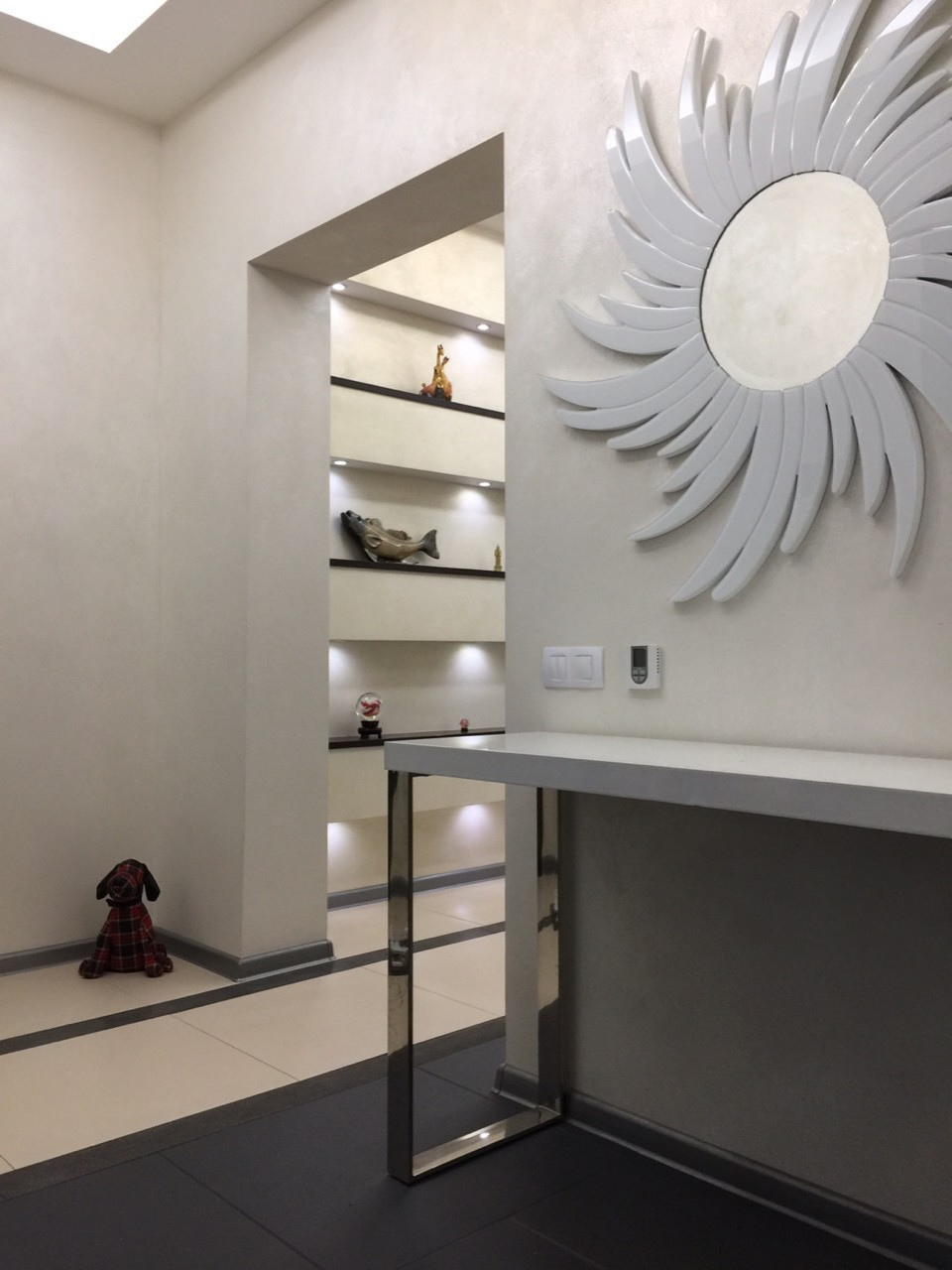 Холл и Прихожая в интерьере СЕРЕБРО и ЗОЛОТО