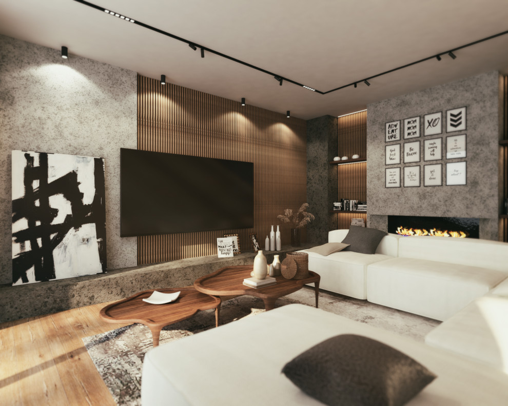 Интерьер квартиры с террасой, на Крестовском острове.