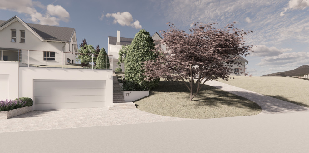 Hofgarten mit Auffahrt