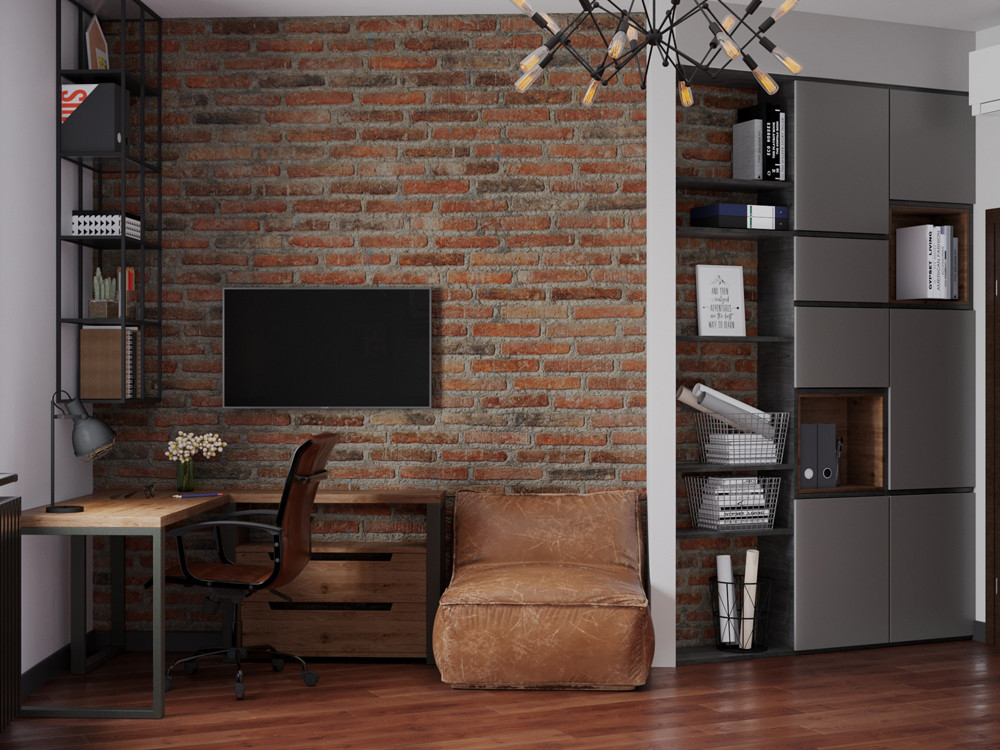 Комната для подростка в стиле лофт