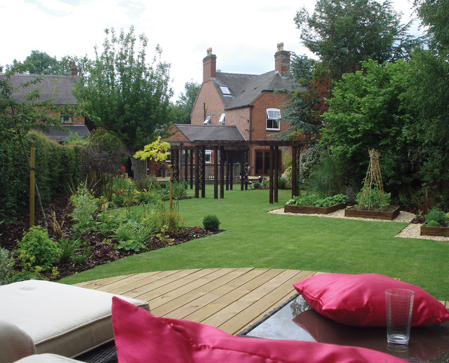Large Country Garden With A Modern Twist Traditional Other By Large Country Garden With A Modern Twist Traditional