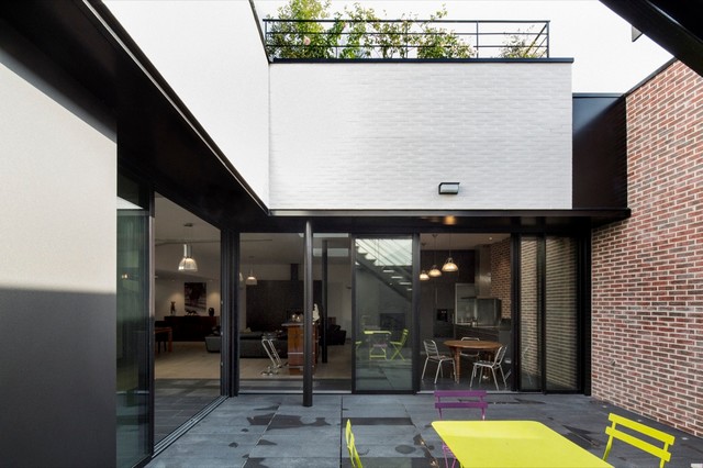 Loft parisien contemporary-patio