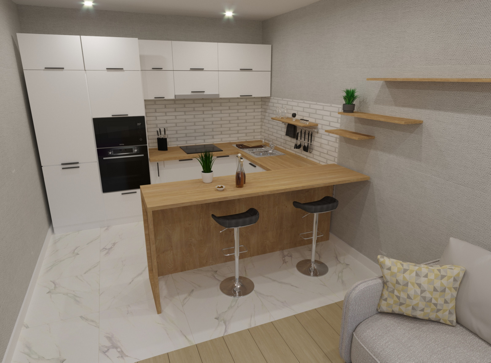 Дизайн-проект в скандинавском стиле