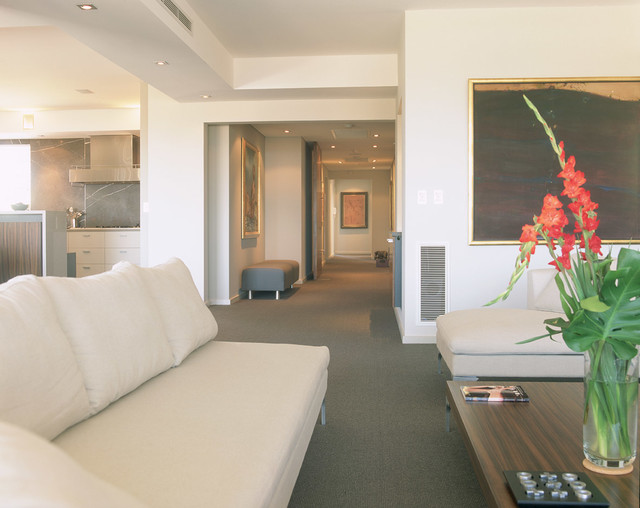 Cottesloe Apartment contemporary-vardagsrum