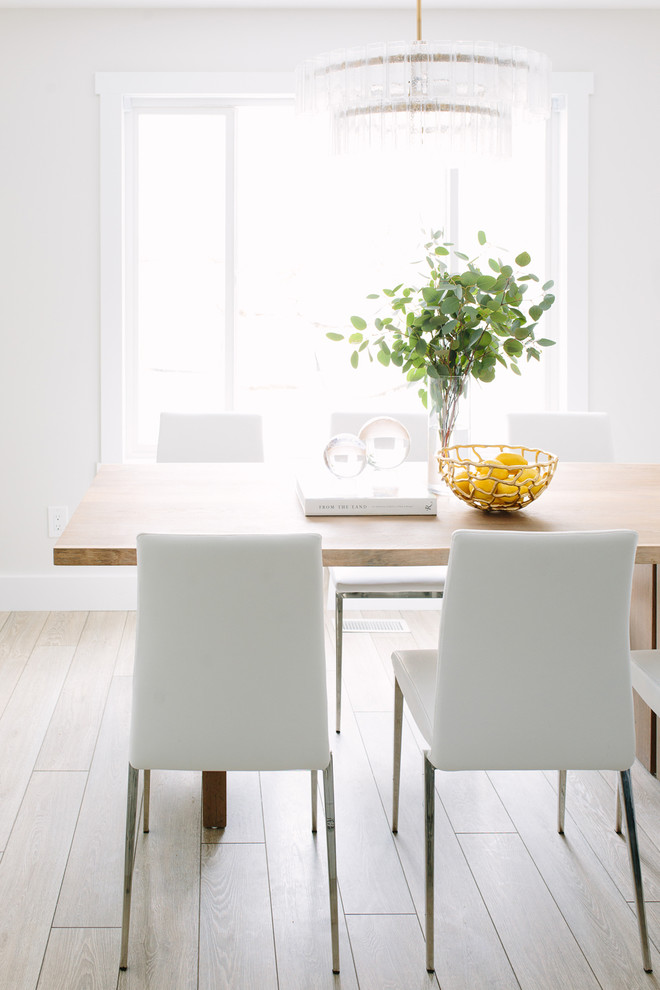 Example of a trendy dining room design in Salt Lake City
