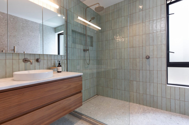 Crawley Bathroom Renovation (Real Terrazzo Project) modern-bathroom
