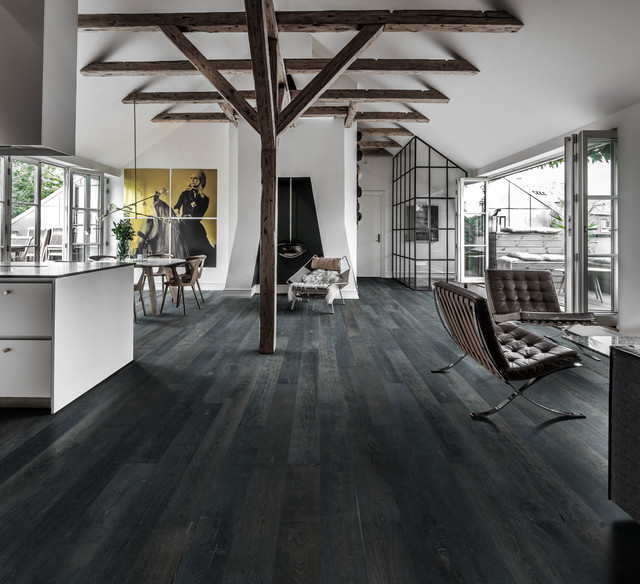 True Hardwood Flooring - Onyx Oak contemporary-vardagsrum