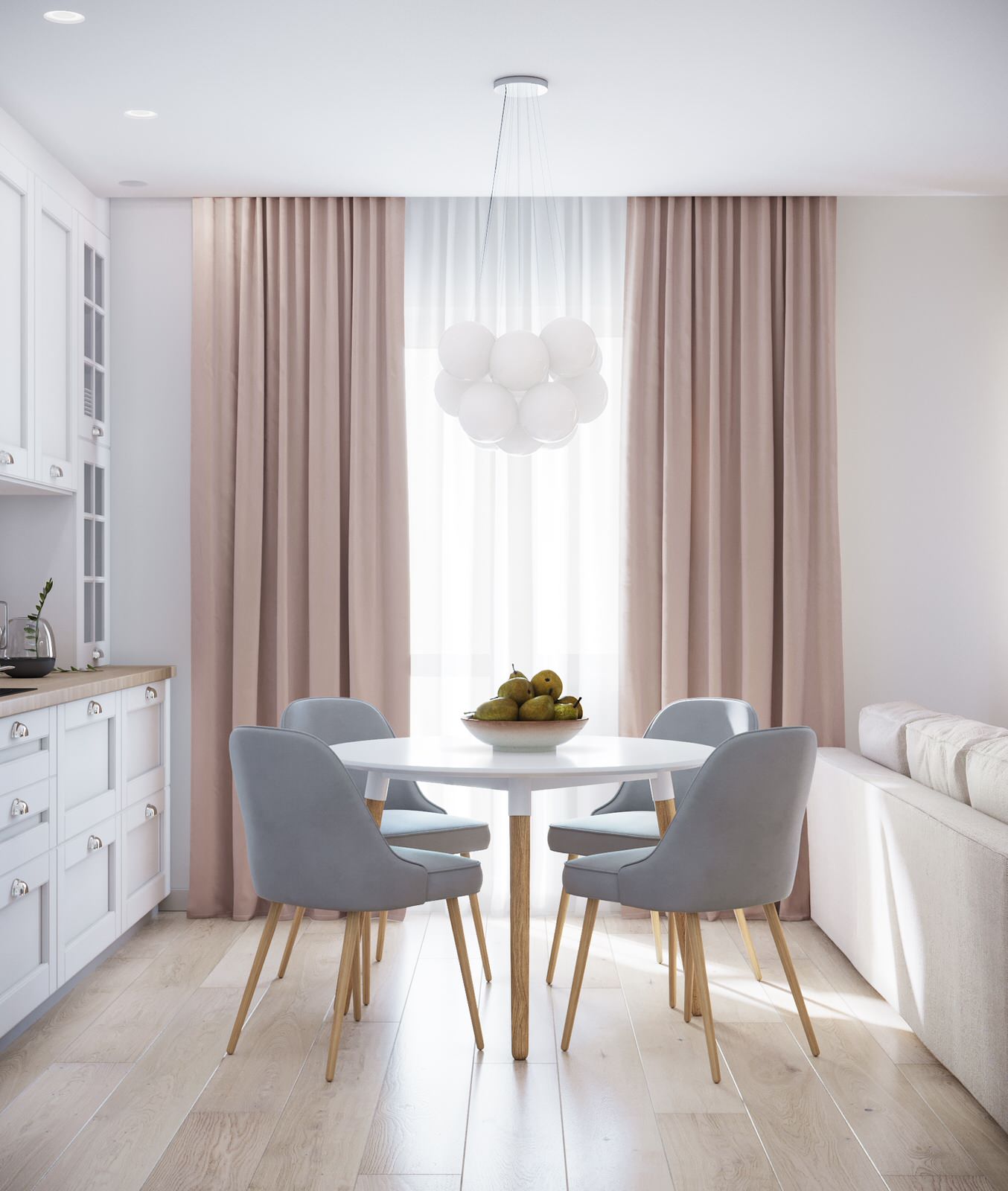 Гостиная-кухня