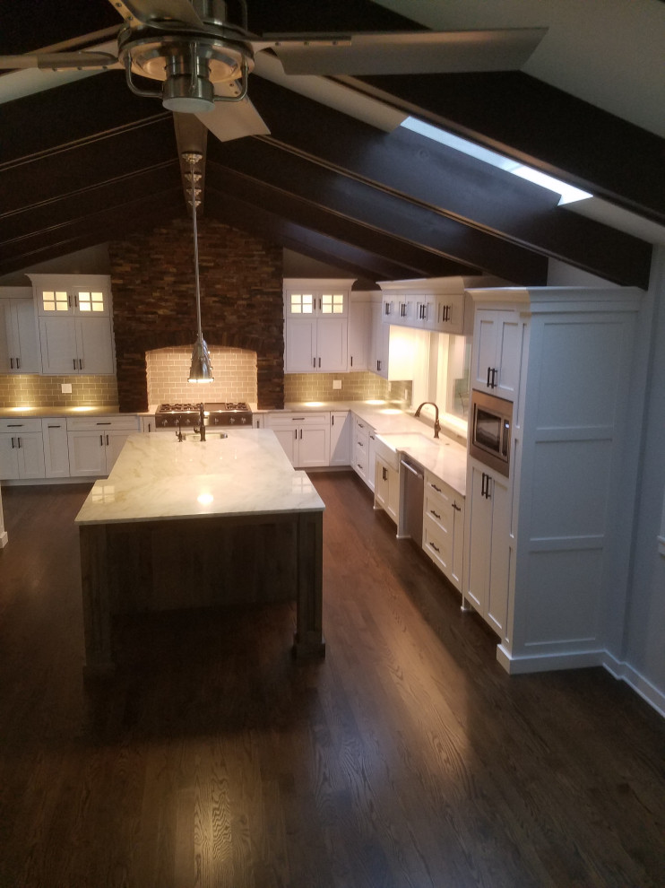 Inspiration for a transitional kitchen remodel in Chicago